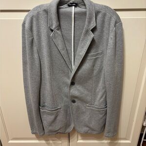 ONLY & SONS Men's Gray Knit Blazer Sport Coat